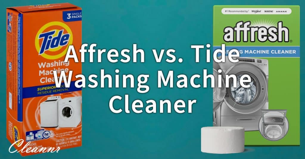 Affresh vs. Tide Washing Machine Cleaner