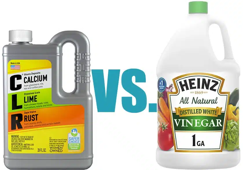 CLR vs Vinegar Does CLR work better than vinegar? Cleannr