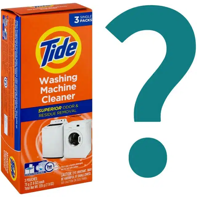 Does Tide washing machine cleaner contain bleach