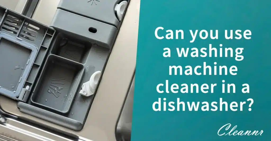 Can you use a washing machine cleaner in a dishwasher or not