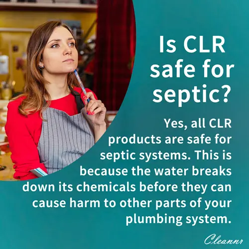 Is CLR safe for septic
