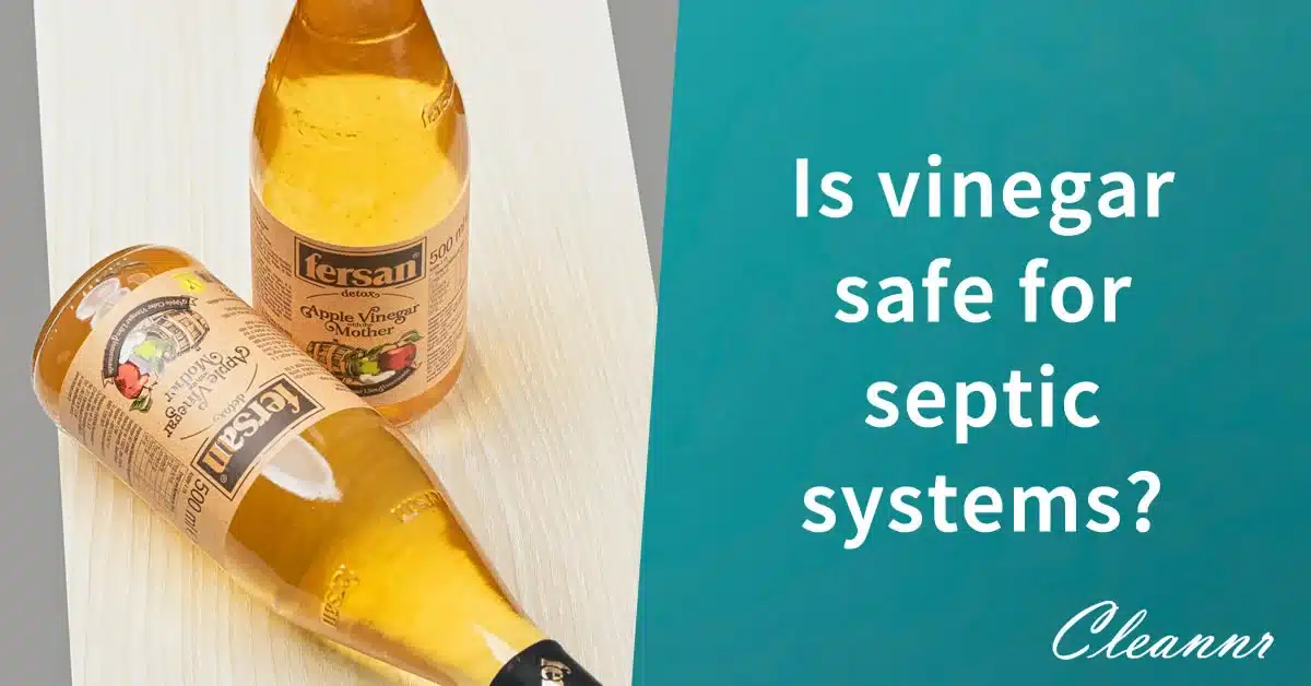 Is vinegar safe for septic system