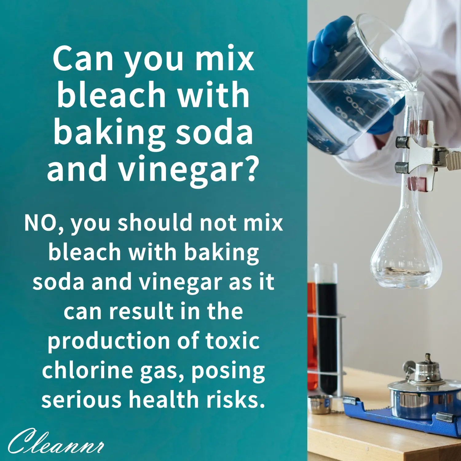 Can You Mix Bleach With Baking Soda and Vinegar