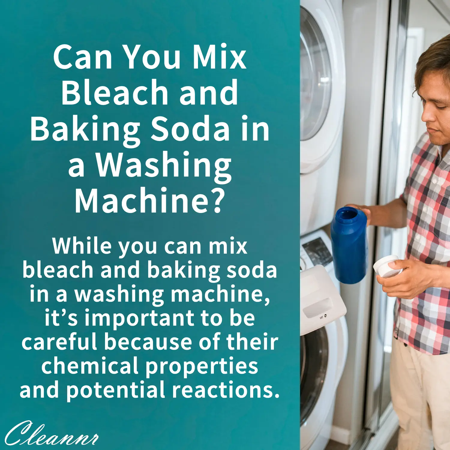 Can You Mix Bleach and Baking Soda in a Washing Machine