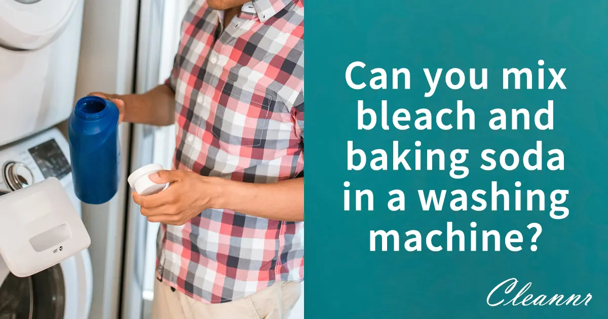 Mixing Bleach and Baking Soda in a Washing Machine