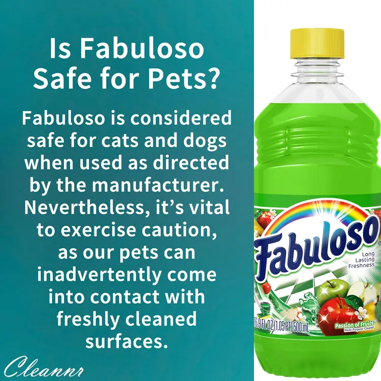Is Fabuloso Safe for Pets