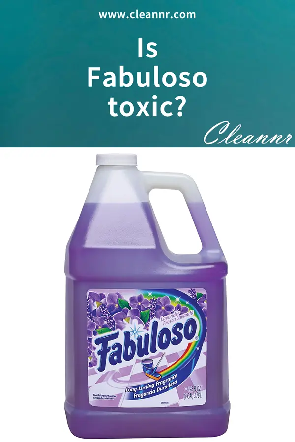 Is Fabuloso toxic for pets?